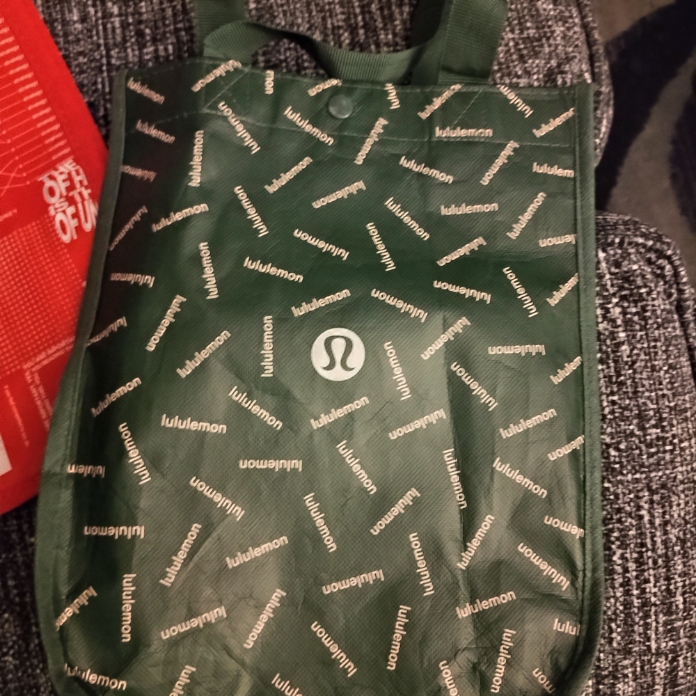 Lululemon Athletica Small Green Tote Bag